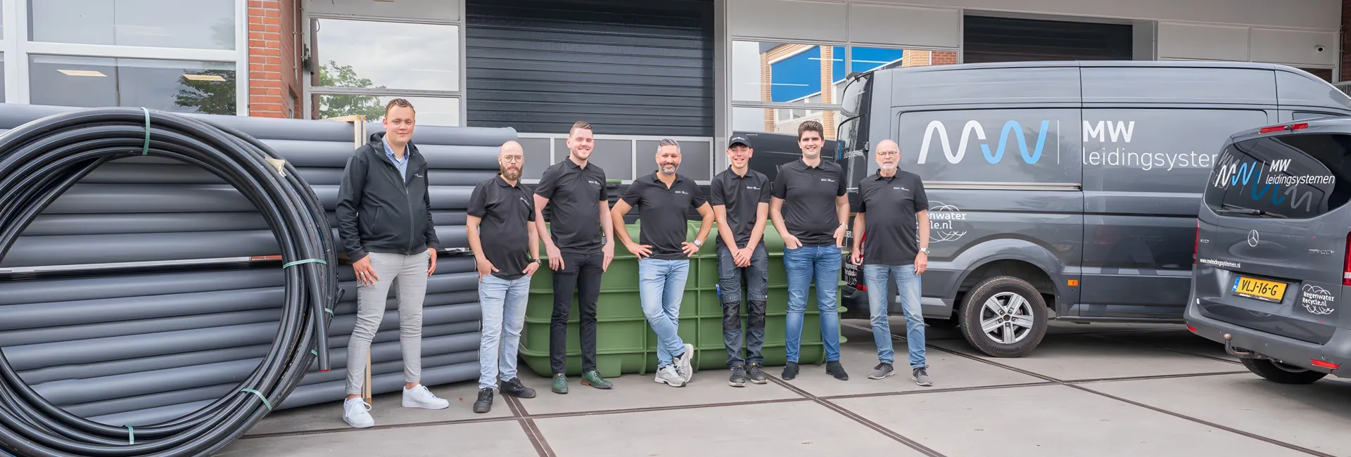 Het team van MW Leidingsystemen