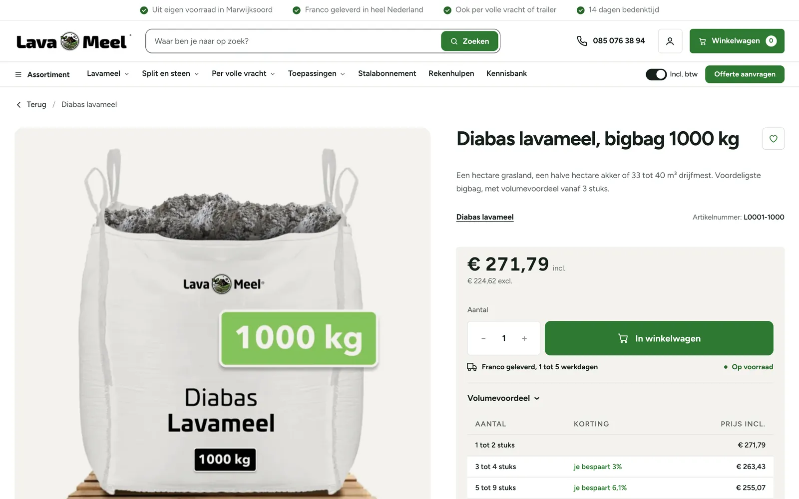 Hoeveel heb je nodig