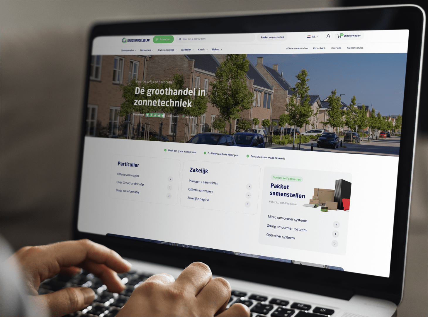 Afbeelding van een E-commerce systeem gemaakt door Shopro